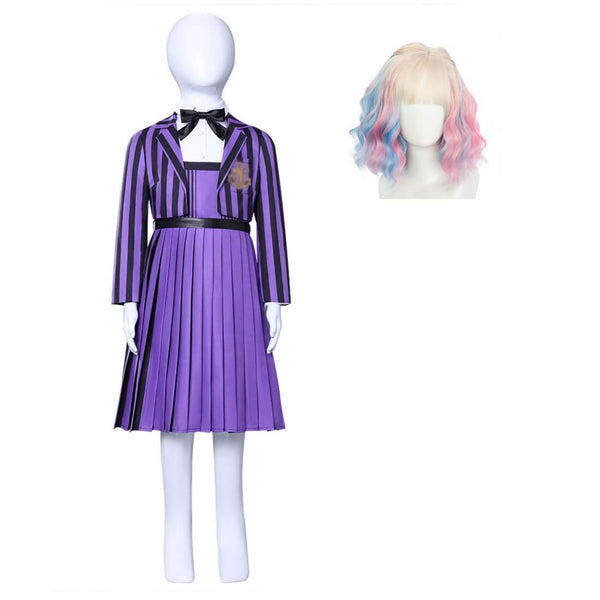 Kid Enid Sinclair Costume Wednesday Season 2 Cosplay Halloween Outfit