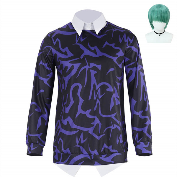 Baby Saja Shirt Kpop Demon Hunters Saja Boys Two Piece Cosplay Costume Men