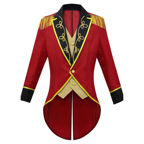 Adult Circus Leader Costume Men Vintage Tailcoat Jacket
