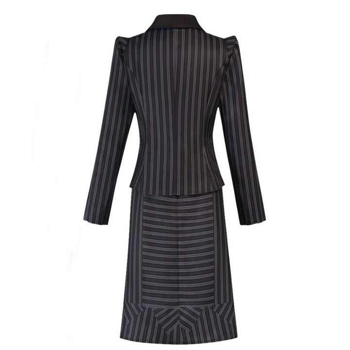 Witch Elphaba Costume Plaid Skirt Suit Wicked Cosplay Halloween Outfit Timcosplay