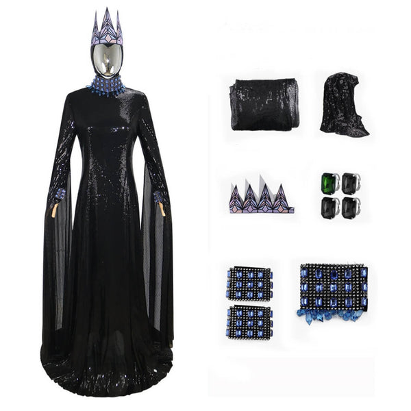 Deluxe Evil Queen Costume Snow White 2025 Cosplay Halloween Carnival Suit