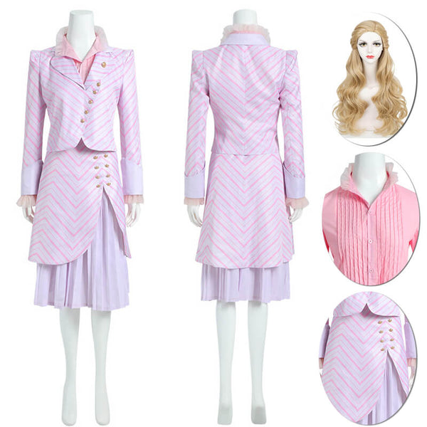 Glinda Costume Wicked Cosplay Halloween Costume