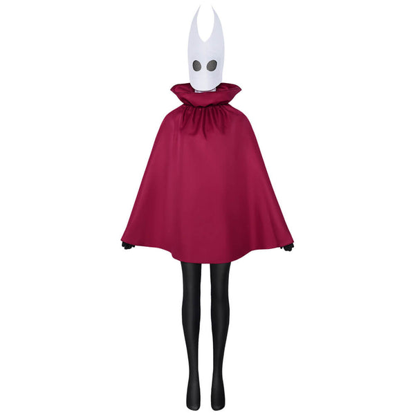 Hornet Hollow Knight Silksong Cosplay Cloak with White Mask Halloween Costume Suit Timcosplay