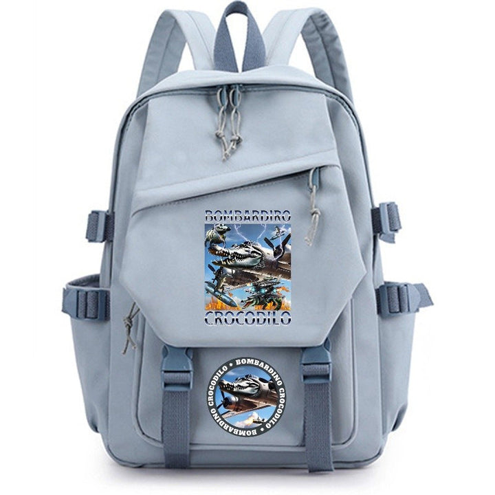 Italian Brainrot Backpack School Bag Travel Laptop School Shoulder Daypack Timcosplay