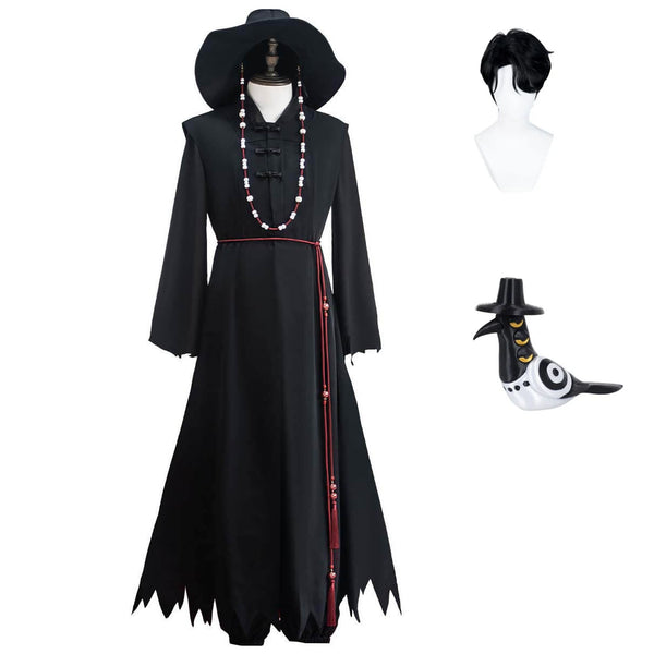 Saja Boys Jinu Costume KPop Demon Hunters Cosplay Halloween Outfit