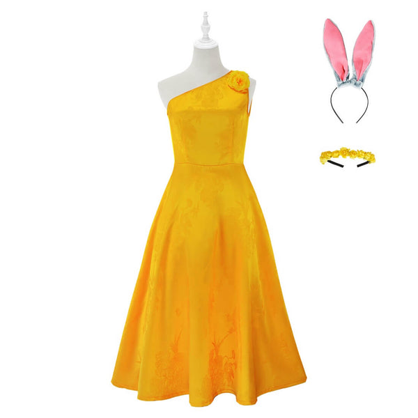 Judy Hopps Costume Yellow Dress Zootopia 2 Cosplay Halloween Outfit