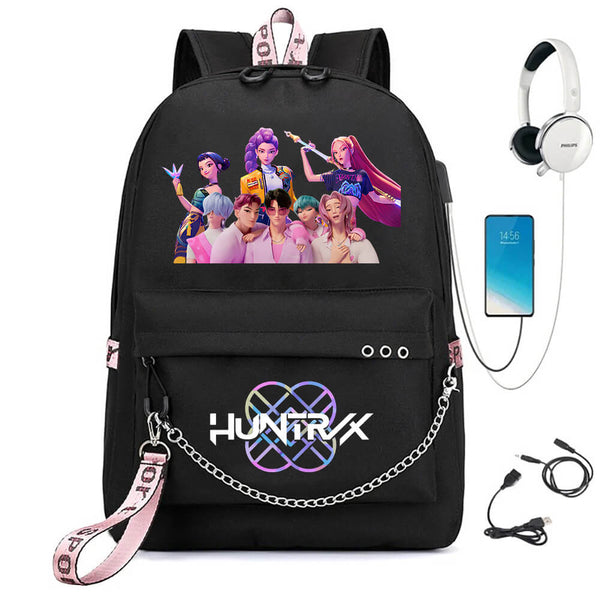KPop Demon Hunters Backpack School Shoulder Bag