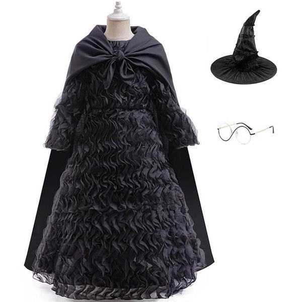 Kid Elphaba Costume Wicked Cosplay Luxury Halloween Outfit