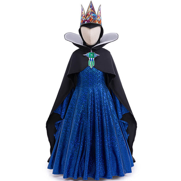Kid Evil Queen Costume Snow White 2025 Cosplay Halloween Carnival Suit