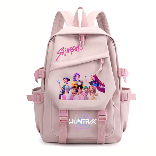 Kpop Demon Hunters Backpacks Teenager Large Capacity School Shoulder Bag Timcosplay
