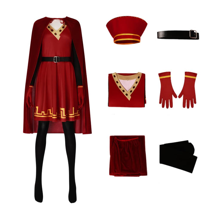 Adult Lord Farquaad Costume Women Halloween Outfit with Wig - Timcosplay