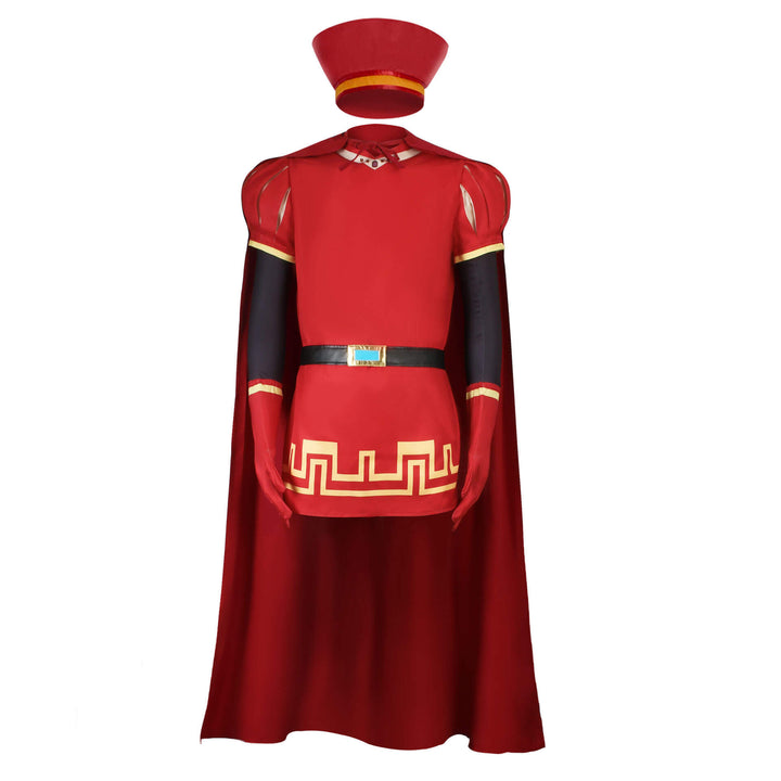 Adult Lord Farquaad Costume Men Halloween Outfit with Wig - Timcosplay