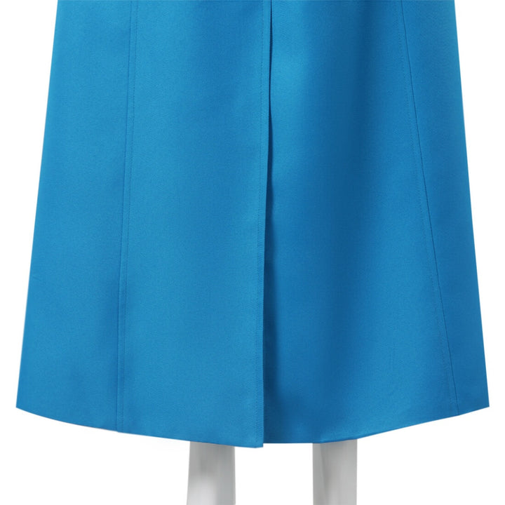 Lucy Wilde Costume Blue Coat Dress Halloween Outfit - Timcosplay