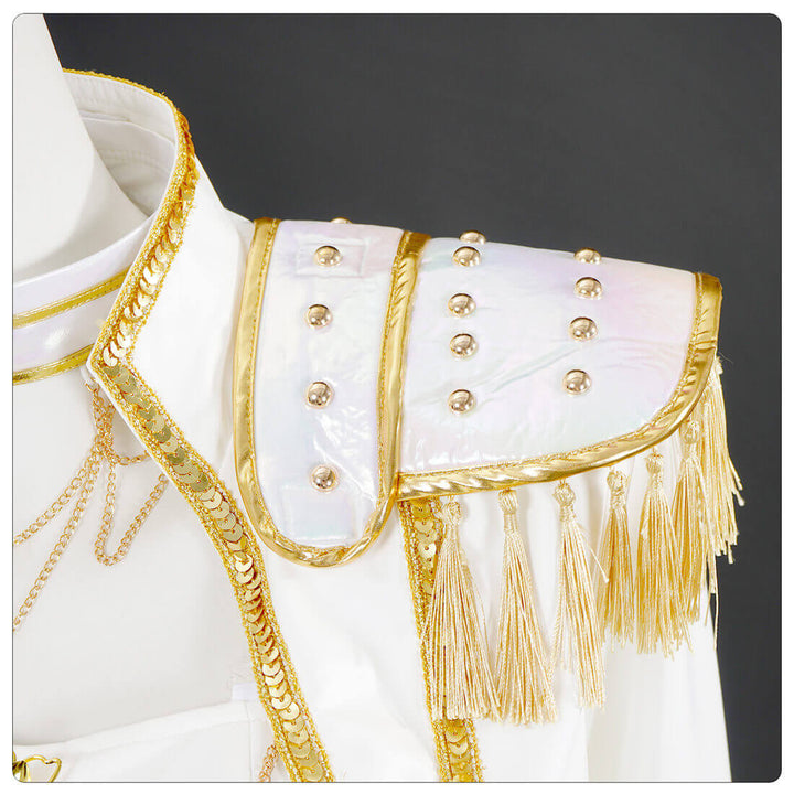 Mira Kpop Demon Hunters Costume White Dance Outfit Halloween Cosplay Suit Timcosplay