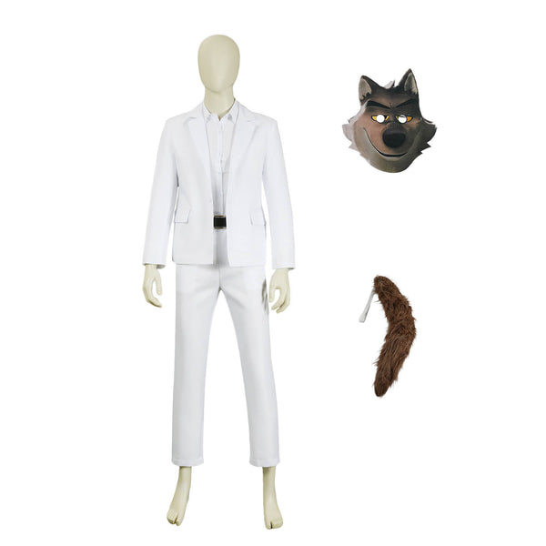 Mr. Wolf Costume The Bad Guys 2 Cosplay Halloween Outfit