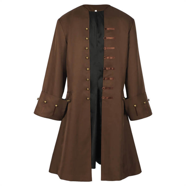 Pirate Jacket Medieval Steampunk Coat Halloween Costume