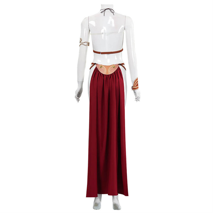 Princess Leia Costume Slave Leia Gold Bikini Halloween Cosplay Outfit Timcosplay
