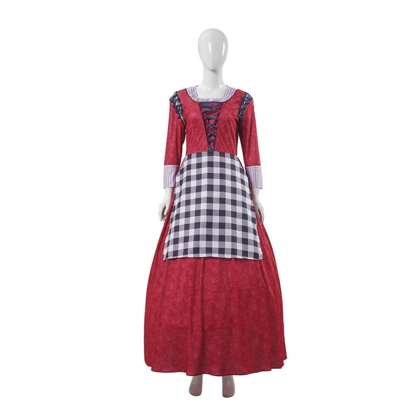 Princess Snow White Costume 2025 Peasant Maid Dress Halloween Outfit