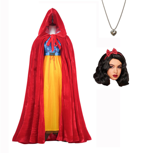Deluxe Snow White Costume 2025 Halloween Copslay Outfit