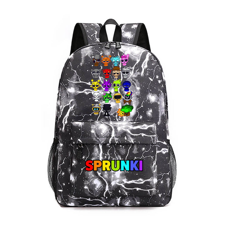 Sprunki Backpack Teenager School Shoulder Bag Travel Viking Bag Timcosplay