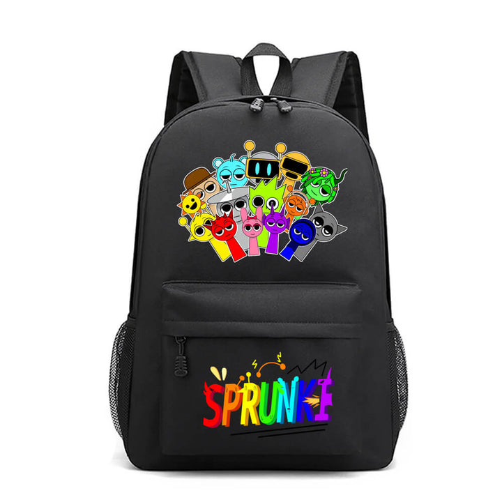 Sprunki Backpack Teenager School Shoulder Bag Travel Viking Bag Timcosplay