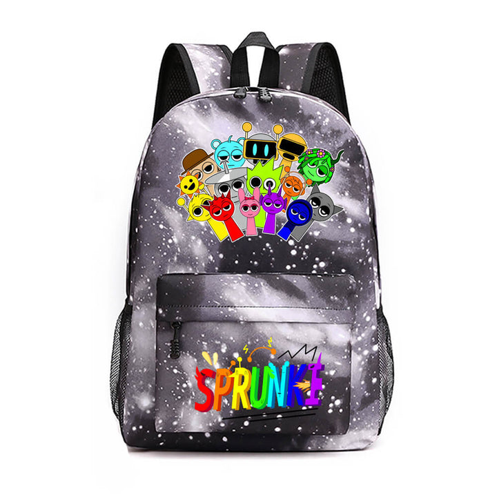 Sprunki Backpack Teenager School Shoulder Bag Travel Viking Bag Timcosplay