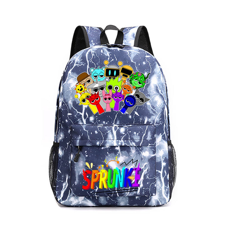 Sprunki Backpack Teenager School Shoulder Bag Travel Viking Bag Timcosplay