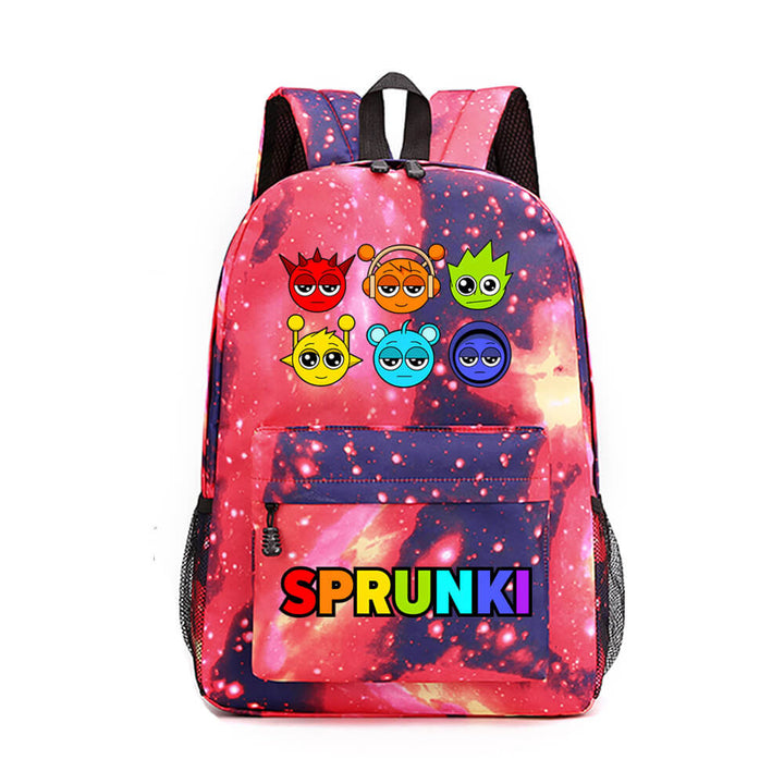 Sprunki Backpack Teenager School Shoulder Bag Travel Viking Bag Timcosplay