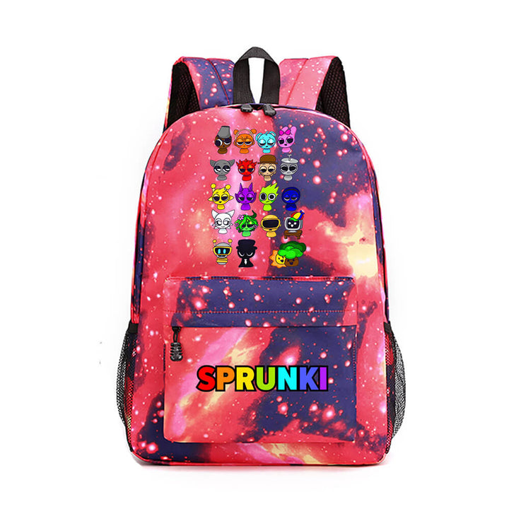 Sprunki Backpack Teenager School Shoulder Bag Travel Viking Bag Timcosplay