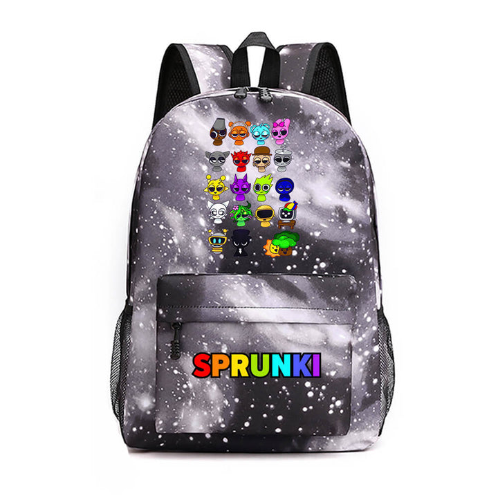 Sprunki Backpack Teenager School Shoulder Bag Travel Viking Bag Timcosplay