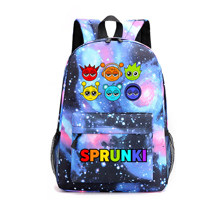Sprunki Backpack Teenager School Shoulder Bag Travel Viking Bag Timcosplay