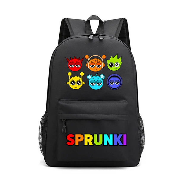 Sprunki Backpack Teenager School Shoulder Bag Travel Viking Bag Timcosplay