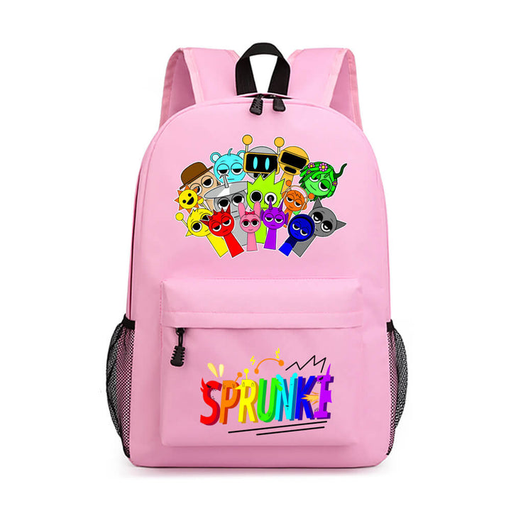 Sprunki Backpack Teenager School Shoulder Bag Travel Viking Bag Timcosplay