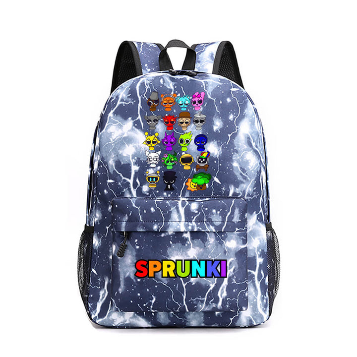 Sprunki Backpack Teenager School Shoulder Bag Travel Viking Bag Timcosplay