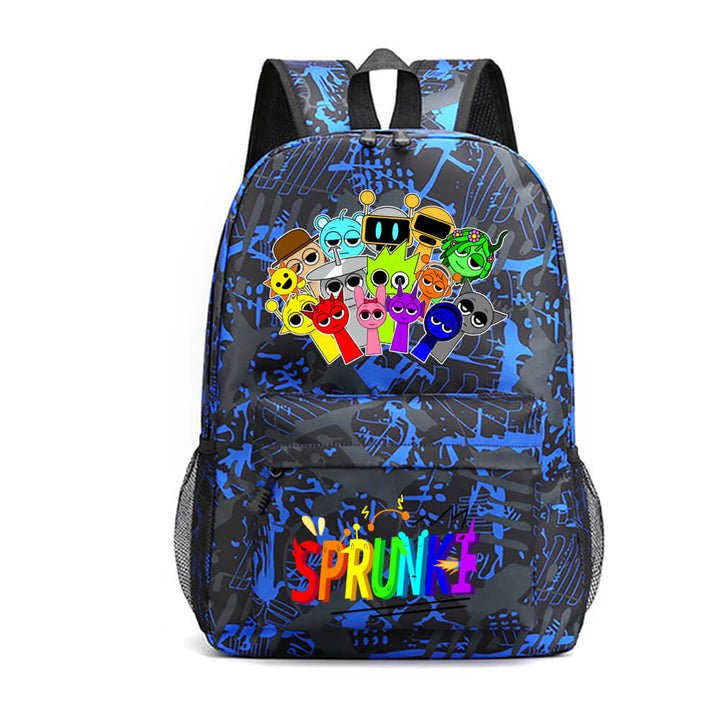 Sprunki Backpack Teenager School Shoulder Bag Travel Viking Bag Timcosplay