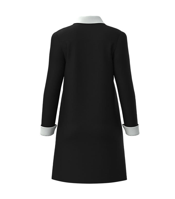 Wednesday Addams Dress Sockings Halloween Cosplay Suit with Wednesady Wig Timcosplay