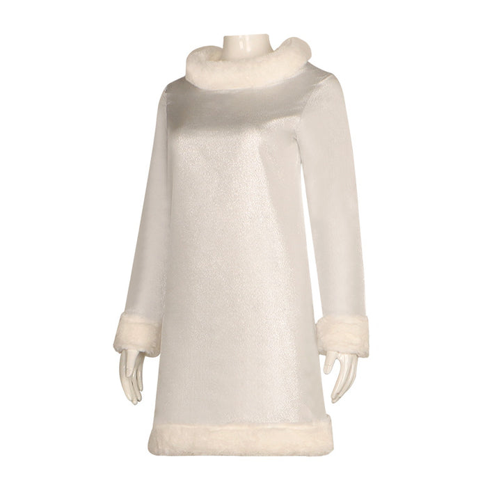 Wednesday Enid Sinclair White Costume Halloween Enid White Dress With Wig Timcosplay