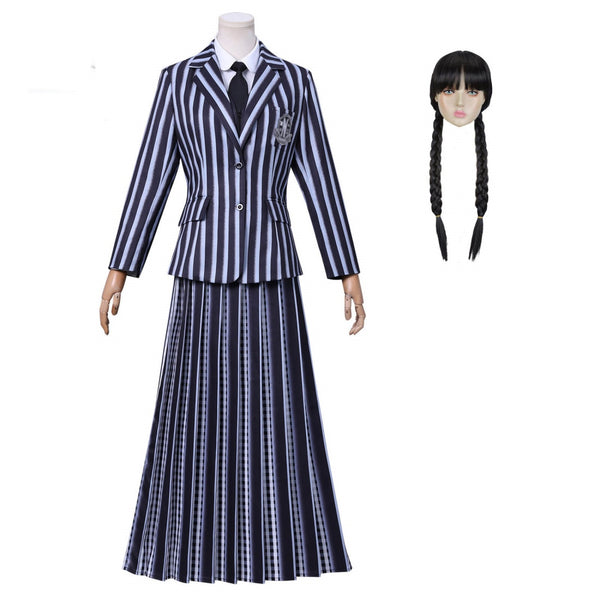 Wednesday Addams Costume Wednesday Season 2 Wednesday Dress Halloween Cosplay Outfit
