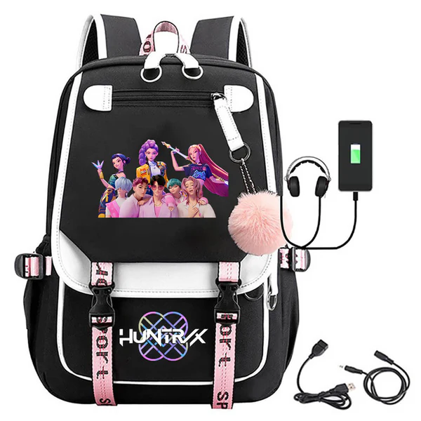 Kpop Demon Hunters Saja Boys Backpack Timcosplay