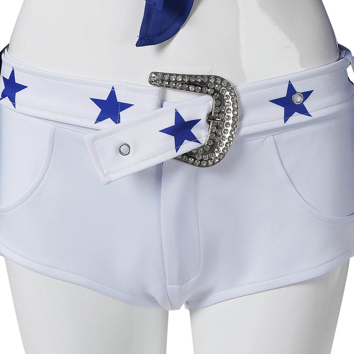 Kids Dallas Cowboys Cheerleaders Costume Women Cheerleader Uniform Halloween Cosplay Outfit Timcosplay