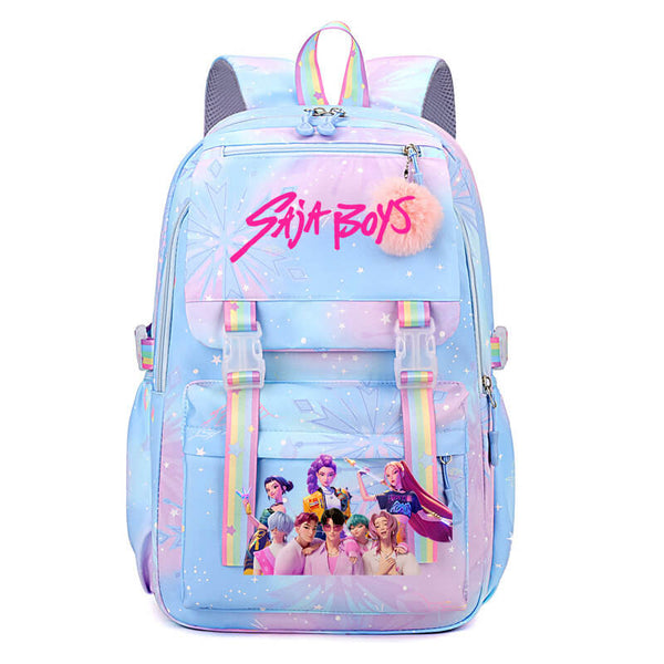 Kpop Demon Hunters Backpacks Cute Teenager Large Capacity School Bag