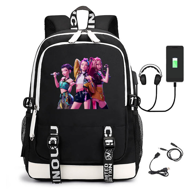 KPop Demon Hunters Backpack School Shoulder Bag Timcosplay Timcosplay
