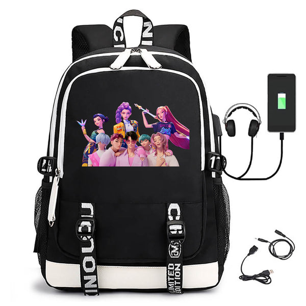 KPop Demon Hunters Backpack School Shoulder Bag Timcosplay Timcosplay