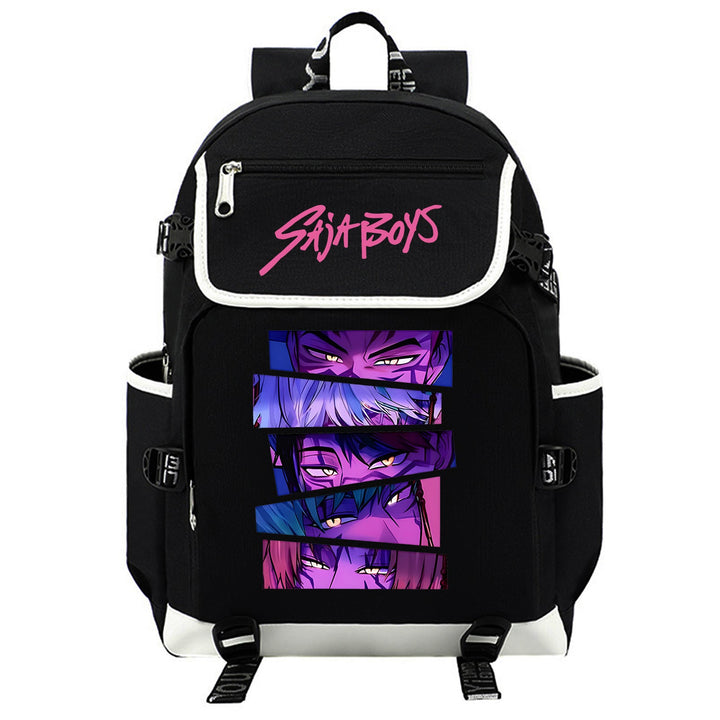Kpop Demon Hunters Saja Boys Backpack Timcosplay