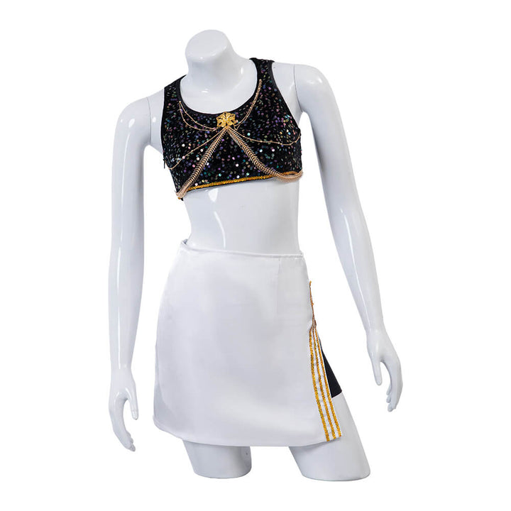 Mira Golden Kpop Demon Hunters Costume Black Dance Halloween Cosplay Outfit - Timcosplay