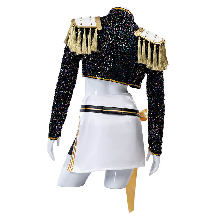 Mira Golden Kpop Demon Hunters Costume Black Dance Halloween Cosplay Outfit - Timcosplay