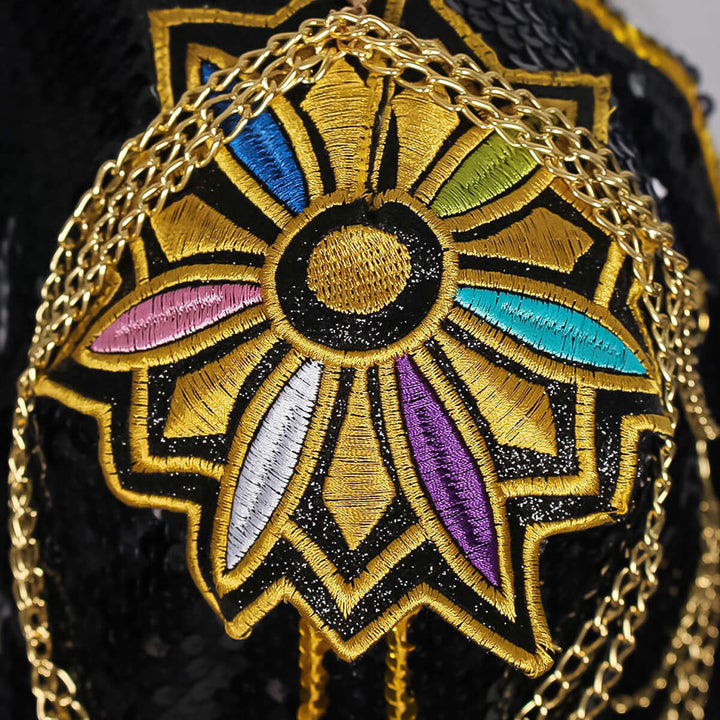 Rumi Golden Costume Kpop Demon Hunters Rumi Black Dance Halloween Outfit - Timcosplay